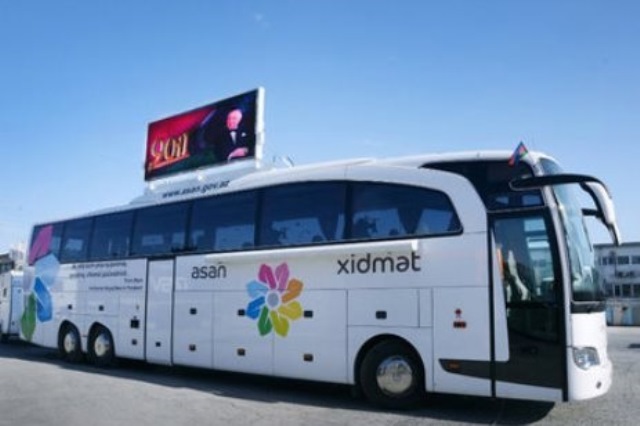 Передвижная служба ASAN xidmət в Тертере